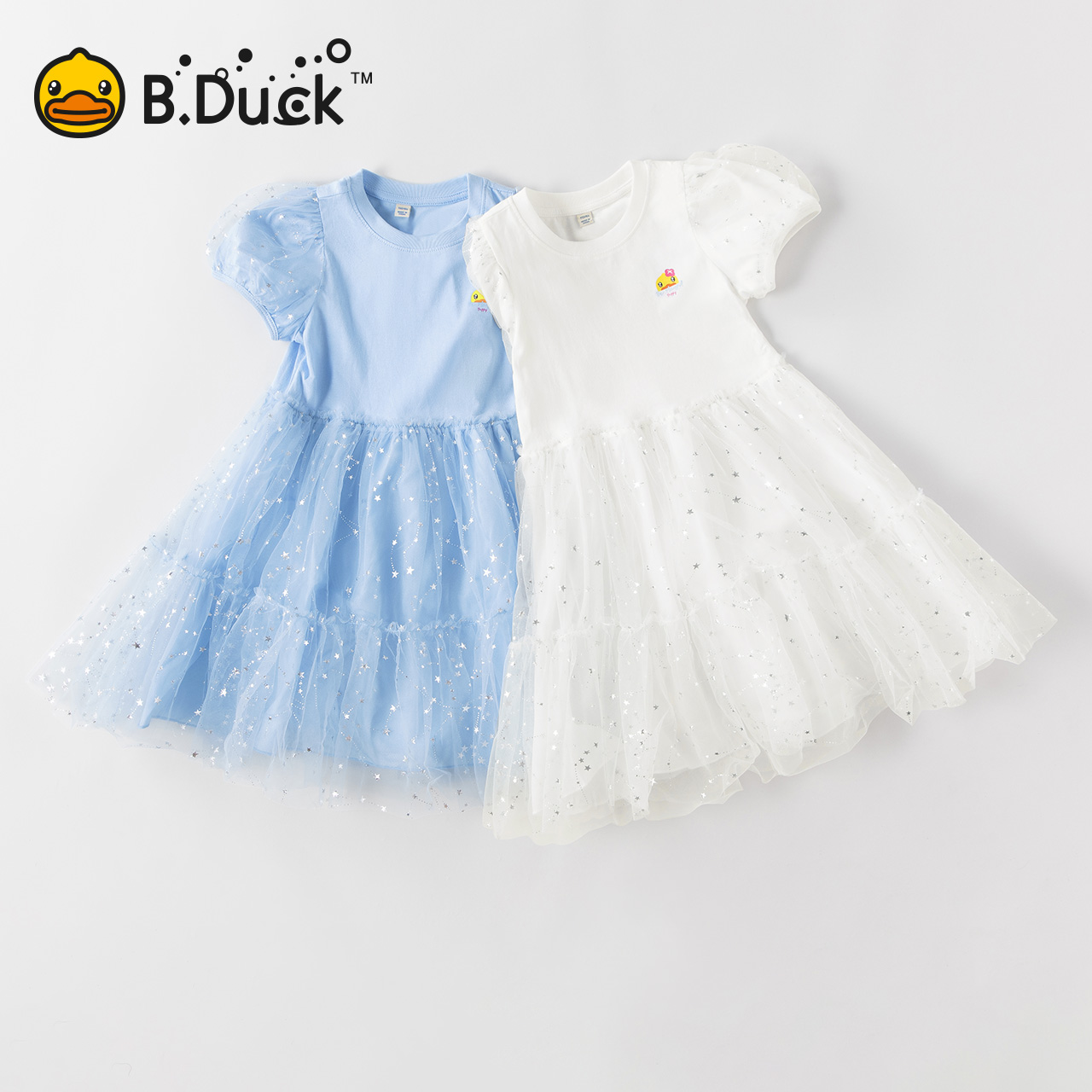 B.Duck小黄鸭童装夏季女童连衣裙110-160 BF2580911