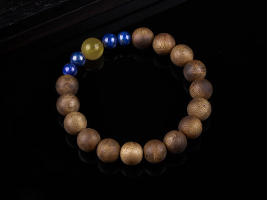 XY0181沉香+蜜蜡青金石手串 商品图4