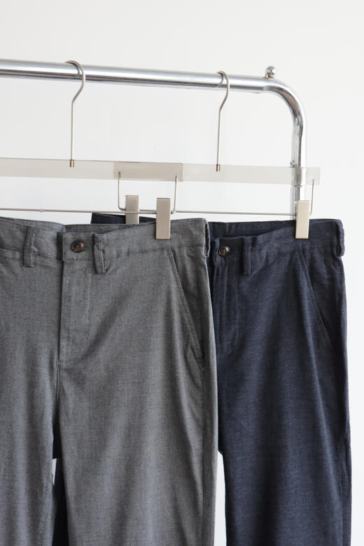 B.B 千鸟纹面料 直筒长裤 休闲西裤 XXK194 商品图3