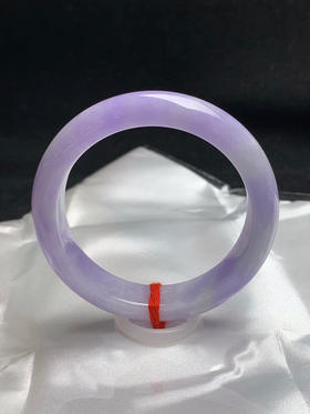 612722，54圈口，紫罗兰正圈平安镯，紫色浓郁，底子细腻