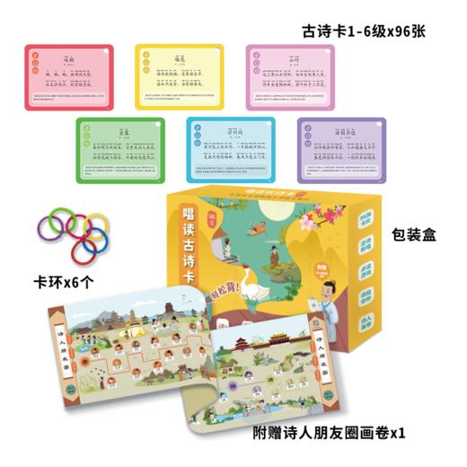 【可点读】有声古诗卡套装吉美（预售1-2天发货） 商品图7