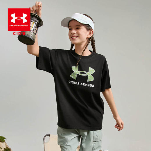 【出游季-品牌直发】Under Armour安德玛男女童圆领短袖T恤【爆款合集】252320315/241101019/241201040 商品图1