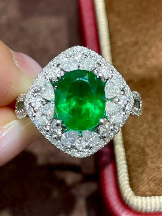 1.6ct刻面祖母绿戒指 商品图1