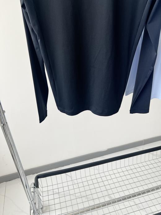 25新款，兔耳朵原单打底衫，原单货，超级好看的一款，牛奶丝罗文拼接，质感超赞，袖子拼接更是亮点，胸前立体LOG O，数量不多！ 商品图7