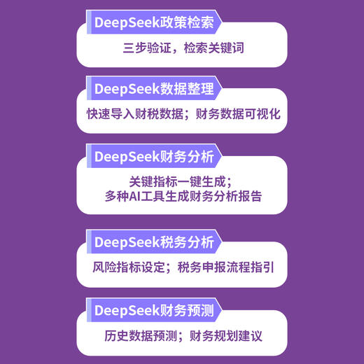 DeepSeek财税一本通 财务税务规划分析预测报告生成 AI效率手册工具书籍 商品图1