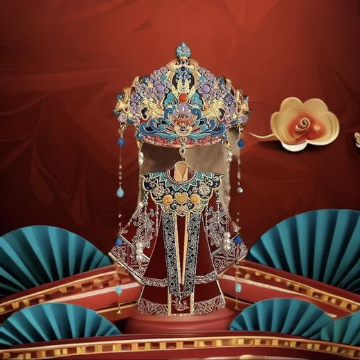 【凤冠霞帔全身版】金属冰箱贴国潮原创古风立体浮雕工艺设计 商品图9