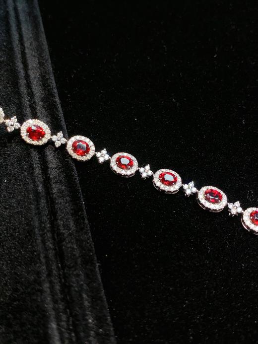 3.36ct刻面红宝石手链 商品图1