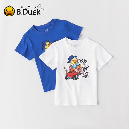 B.Duck小黄鸭童装夏季男女童短T恤110-160 BF2501980 商品图0