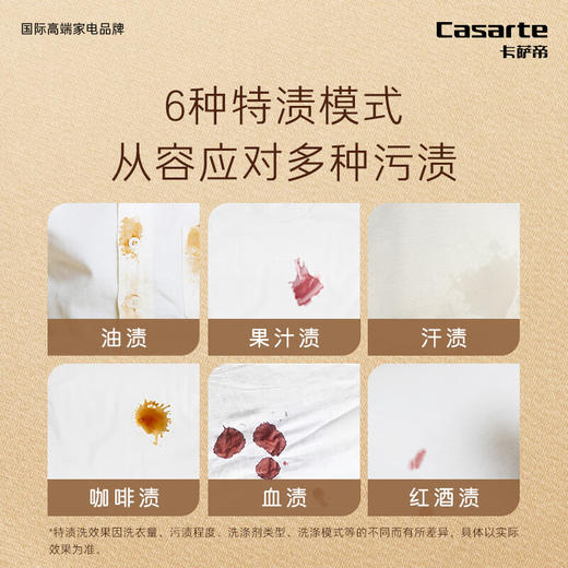 卡萨帝（Casarte）揽光L7滚筒洗衣机全自动家用 10公斤直驱变频 525大筒径 超薄纯平嵌入 精华洗快净省 C1 D10L7ELU1 商品图7