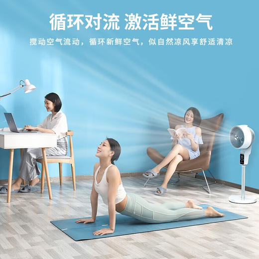 【6F】飞利浦（PHILIPS） 空气循环扇家用立式电风扇落地扇 涡轮空气对流遥控空气循环扇 ACR2142 商品图4