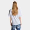DSQUARED2 女士涂鸦徽标棉质圆领短袖T恤 白色 S72GD0572 D20020 100 商品缩略图3