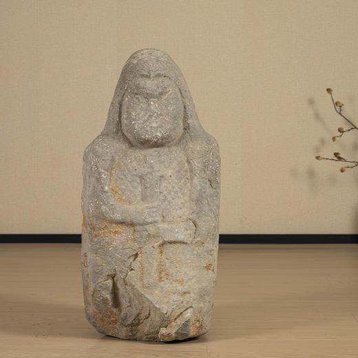 明 石雕武官翁仲 商品图1