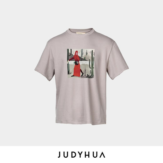 JUDYHUA 汪一联名小红帽系列短袖T恤 商品图1