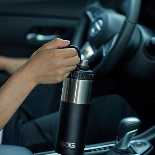 【无缝内胆真空保温层 可隔断热辐射】SOG旅行壶530ml  小口直饮吸嘴 水量可控 商品图1