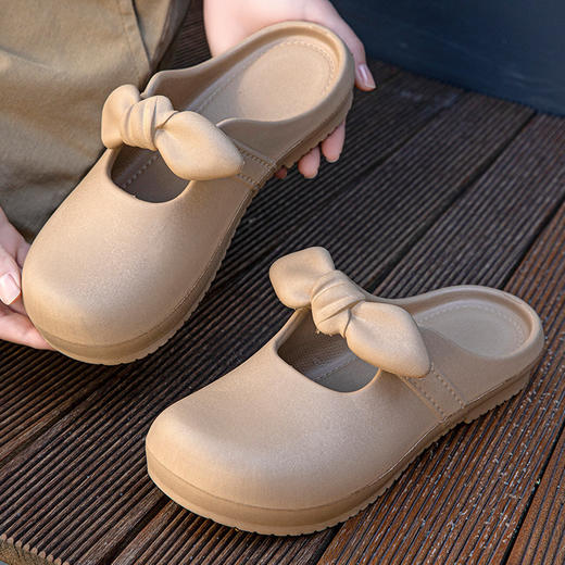 【19.9抢❗️软糯糯懒人拖鞋】EVA材质超舒适，耐穿耐踩耐磨，抓地力强，外穿一字拖鞋女生，夏季外穿软底懒人半拖2025新款包头凉拖家居室内QQ 商品图7