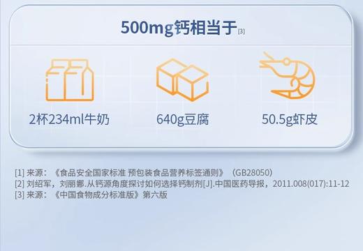 纽斯葆牌钙维生素D咀嚼片(香橙味)136g(2000mg/片*68片) 商品图3