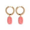 订购4周到｜CRYSTAL HAZE-Jelly Heart-pave-樱桃粉色爱心 耳环［挪威设计师］ 商品缩略图1