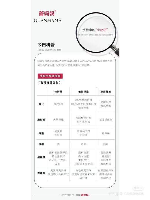 管妈妈油性肌洗脸巾100p 商品图3