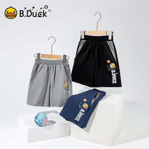B.Duck小黄鸭童装夏季男童针织裤110-160 BF2652021 商品图1