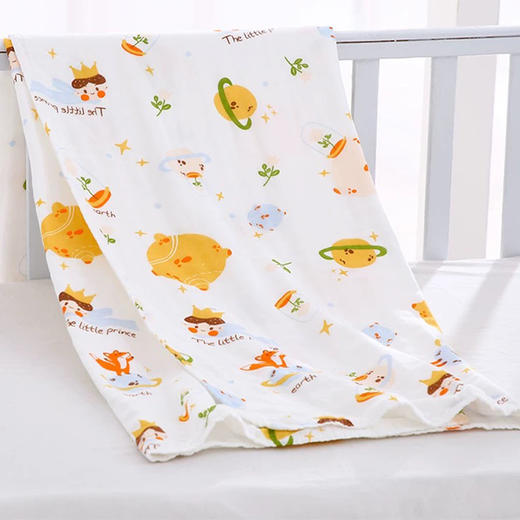 匹鲁呼吸系列全棉纱布单浴巾110*105cm 商品图5