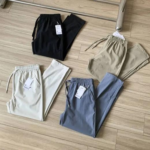 【zm1】男子防泼水弹性速干休闲直筒梭织轻薄长裤！！ 商品图2