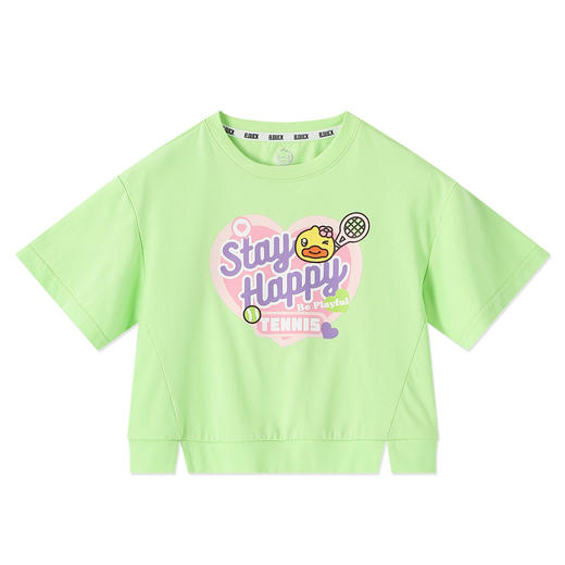 【冰感】B.Duck小黄鸭童装夏季女童短袖T恤105-150 FF2501069 商品图3