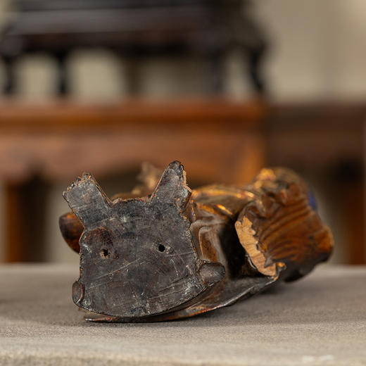 清 木胎金漆释迦摩尼佛像 商品图4