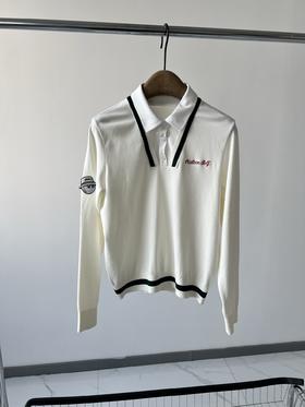 2025年新款，💕💕💕MB 纯原单针织🧶衫，韩国🇰🇷客供纱线，数量不多，下单速度，胸前重工刺绣🪡，配色条装饰，更加亮眼，袖子🈶LOG O