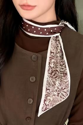 ESTACIA 气质名媛优雅印花丝巾 21716