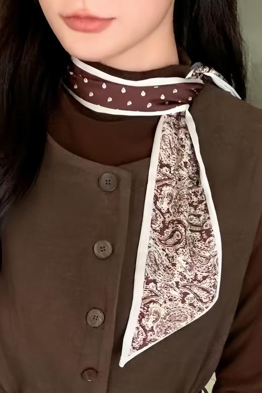 ESTACIA 气质名媛优雅印花丝巾 21716 商品图0