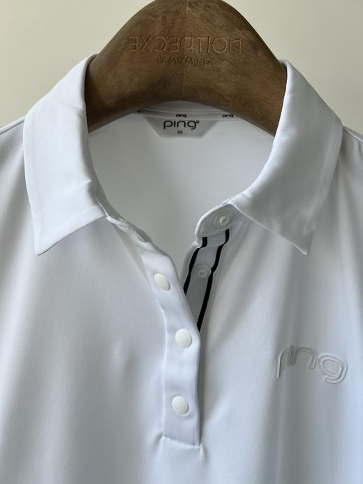 PinG原单打底衫，韩国🇰🇷客供面料，有弹力，质感棒棒的，胸前立体印花，辅料齐全，扣子有L OGO，袖子拼色设计，简约的基础款，细节品质超赞！ 商品图4
