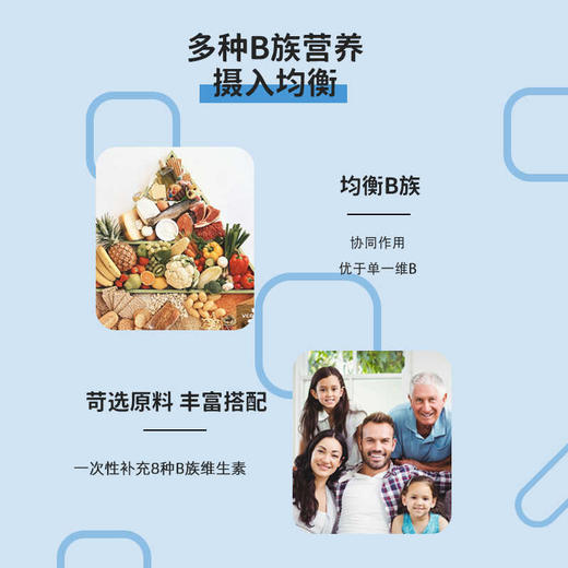 【保税仓】英国HOLLAND&BARRETT荷柏瑞复合维生素B 60片/瓶 效期26.4月 商品图2