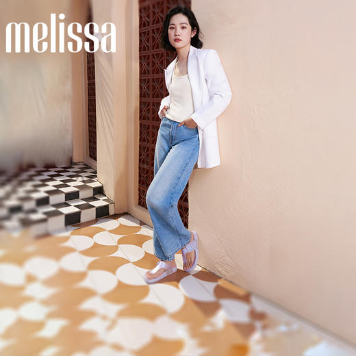 Melissa/梅丽莎 2025新品女士小可人字拖时尚休闲平底凉拖35933 商品图1