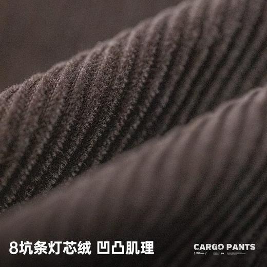 工装优选美式复古灯芯绒风琴褶休闲裤宽松廓形纯棉直筒裤子男秋冬 商品图2