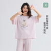 美季美优女士猫咪短袖长裤套装 商品缩略图3