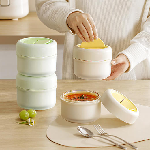 摩登主妇玻璃保温饭盒上班族2025新款便当盒餐盒小学生专用保温盒 商品图0
