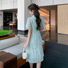 【清仓超15天不保价】奢姿大码女装2025夏季新款胖妹妹气质立领改良旗袍轻奢休闲连衣裙9952890367【1】 商品缩略图3