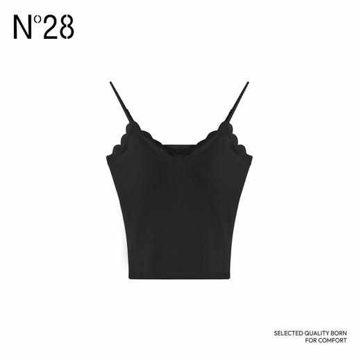 N°28 2025夏季新时尚设计师女款内搭波浪边吊带背心895251P001 商品图2