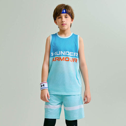 【出游季-品牌直发】Under Armour安德玛男童速干时尚篮球套装252113421 商品图12