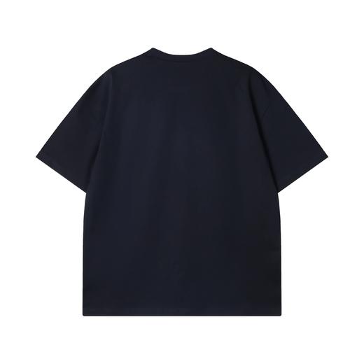 1390夏季高级感新款美式撞色英文短袖T恤显瘦小众设计宽松圆领上衣 商品图5