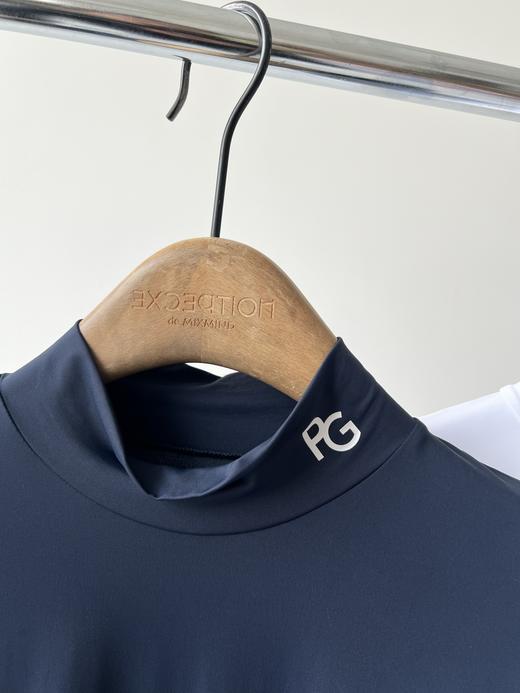 25新款PG男款速干T恤💕💕，韩国🇰🇷客供面料，四面弹力，超舒服，透气性极好，会呼吸的打底衫，日常生活，打球运动，跑步穿都很合适，经典的半高领设计，印花LOGO点缀，经典又大气！必入款！ 商品图5