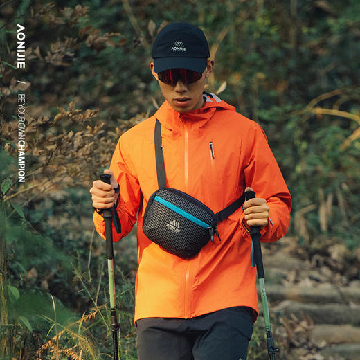 奥尼捷户外徒步挎包轻量透气耐磨防泼水斜挎包短距离徒步挎包休闲包FH2504 商品图4