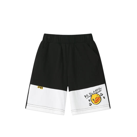 【冰感】B.Duck小黄鸭童装夏季男童针织五分裤105-150 BF2552015 商品图3