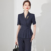 高级感西装套装女短袖小个子时尚商务职业装正装西服外套通勤职场 商品缩略图0