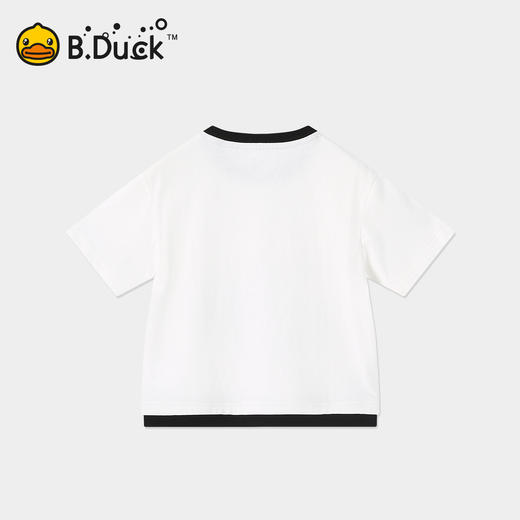 B.Duck小黄鸭童装夏季男童短袖T恤105-150 BF2501068 商品图1