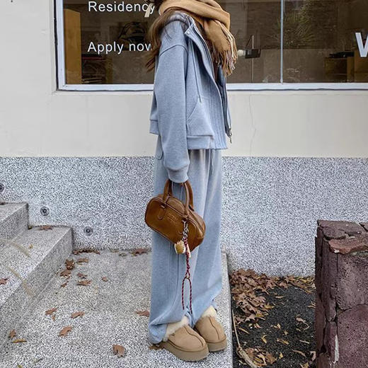 裁缝学苑AQ452连帽卫衣套装纸样女装运动上衣阔腿裤两件套打板样板 商品图7