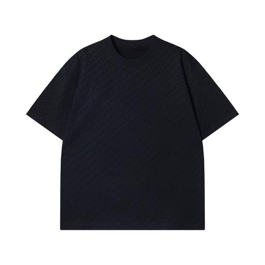 T3186夏季高级感新款韩版立体磨毛字母圆领短袖T恤简约百搭显瘦上衣 商品图1