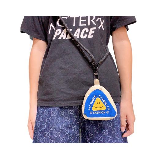 【潮流新款多巴胺旅游彩色小书包】可爱笑脸零钱包 带手提绳耳机套网红  商品图4