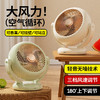 【夏季新品❗️空气循环桌面风扇】轻音无噪，可香薰/可挂壁/可站立，摇头迷你充电款长续航便携式小风扇台式usb 商品缩略图0
