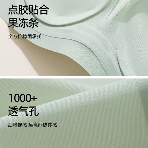 【商场同款】熳洁儿 自由无尺码内衣软胶骨舒适百搭光面网纱文胸 25201553 商品图6